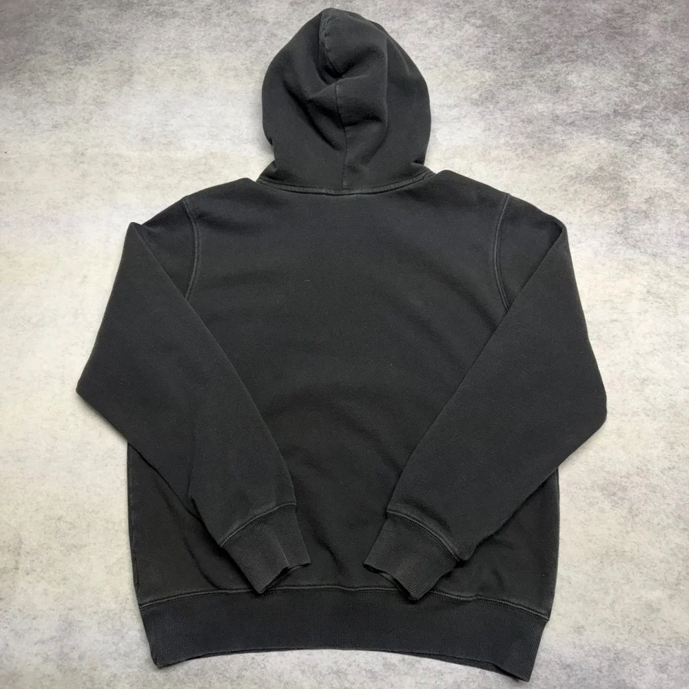 The North Face Half Dome Graphic Logo Mens Medium Black Pullover Hoodie Outdoors